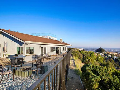 Outdoor Seating area and House Profile