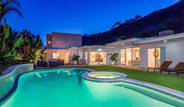 Outdoor Pool and seating area