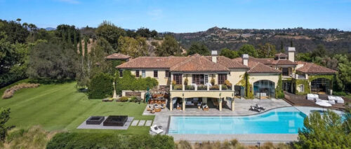 Birds eye View and Outdoor Pool and Seating Area