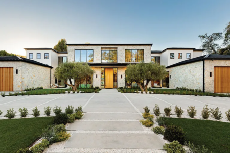 Grand front entrance