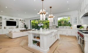 Living room Kitchen