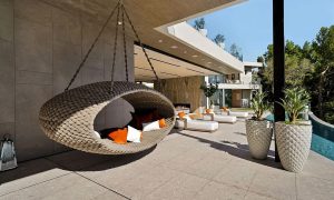 Outdoor Pool and seating area