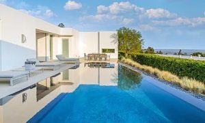Outdoor Pool and seating area