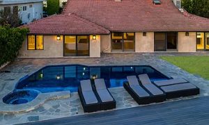 Outdoor Pool and seating area