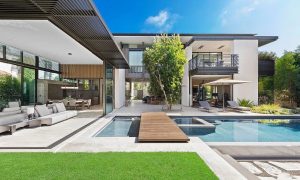 Outdoor Pool and seating area