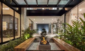 Outdoor Seating area and Fire pit