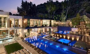 Outdoor pool and Seating area