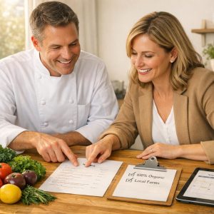 How to Partner with Chefs for Organic Event Menus