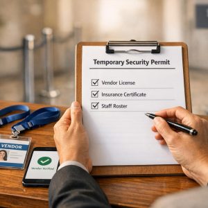 Temporary Security Licensing for Event Planners